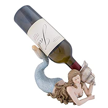 【中古】【インポート品・未当て嵌める】Mermaid Wine Holder by Beachcombers その他-キッチン用品・食器・調理器具