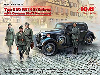 【中古】【輸入品・未使用】ICM 1/35 ドイツ陸軍 Typ320 (W142) スタッフカー w/ドイツスタッフ プラモデル 35539