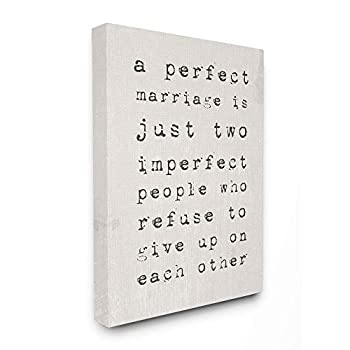 【中古】【輸入品・未使用】Stupell Industries A Perfect Marriage キャンバスウォールアート 16 x 20インチ アーティストDaphne Polselliによるデザイン