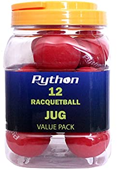 【中古】【輸入品・未使用】Python Red Racquetballs (Value Pack - 12 Ball Jug/Lightning Fast )