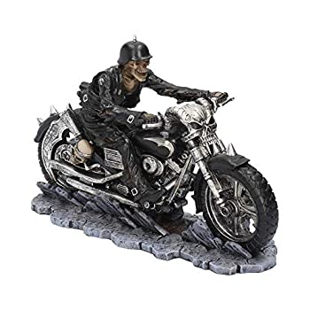 【中古】【輸入品・未使用】Hell on The Highway James Ryman Figurine 20.5cm Black%ｶﾝﾏ% Resin