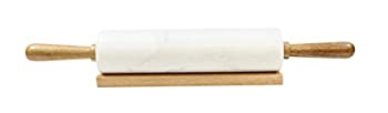 【中古】【インポート品・未当て嵌める】(Rolling Pin) - Tablecraft H14014 Elements Collection Rolling Pin%ｶﾝﾏ% 46糎 x 6.4糎 x 6.4糎%ｶﾝﾏ% Marble/Acacia