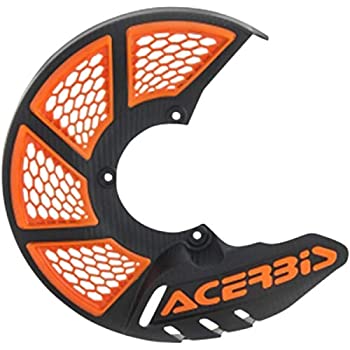 【中古】【輸入品・未使用】Acerbis X-Brake 通気フロントディスクカバー ブラック/オレンジ|スカイマーケットプラス