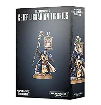 【中古】【輸入品・未使用】Ultramarines チーフライブラリアン ティグリウス ウォーハンマー 40%ｶﾝﾏ%000