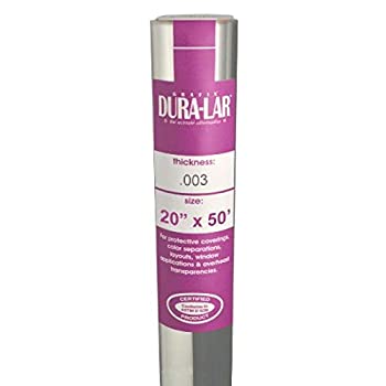 【中古】【輸入品・未使用】(50.0 feet & 20.0 inches) - Grafix R03DC2050 Dura-Lar Film Roll%ｶﾝﾏ% .003%ｶﾝﾏ% 50cm by 130cm %ｶﾝﾏ% Clear｜スカイマーケットプラス