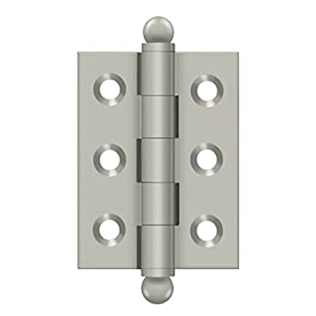 【中古】【輸入品・未使用】(Satin Nickel) - 5.1cm H x 3.8cm W Butt/Ball Bearing Single Door Hinge Finish｜スカイマーケットプラス
