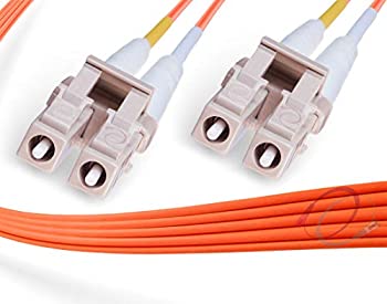 【中古】【輸入品・未使用】FiberCablesDirect - 5M OM1 LC LC ファイバーパッチケーブル | 1G プレナム デュプレックス 62.5/125 LC - LC マルチモードジャンパー 5メート
