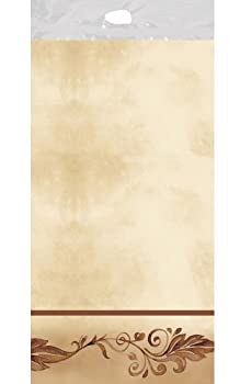 【中古】【輸入品・未使用】Creative Converting従来FeastプラスチックBanquetテーブルカバー [並行輸入品]