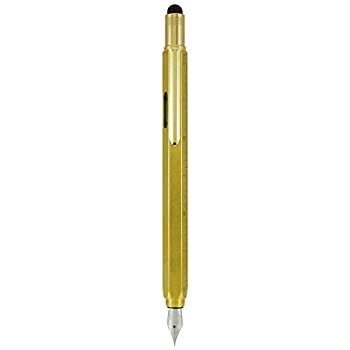 【中古】【輸入品・未使用】Monteverde USA ツール 万年筆 - 純真鍮 - F (MV32238) 18,892円