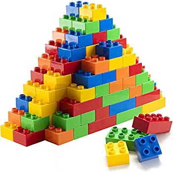 【中古】【輸入品・未使用】Prextex 150 Piece Classic Big Building Blocks Compatible with All Major Brands Building Bricks Set for All Ages｜スカイマーケットプラス