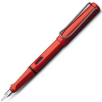 【中古】【インポート品・未当て嵌める】Lamy Safari筆%ｶﾝﾏ%赤いことBroad Nib (l16b) Broad