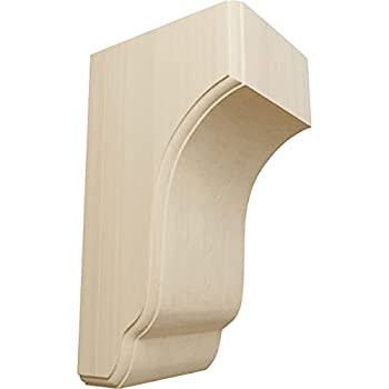 【中古】【輸入品・未使用】Ekena Millwork 2?1?/ 2インチW x 2?3?/ 4インチD X 4?1?/ 2インチH Capistranoミッションコーベルの 4 3/4%ﾀﾞﾌﾞﾙｸｫｰﾃ%W x 5 1/2%ﾀﾞﾌﾞﾙｸｫｰﾃ%D x