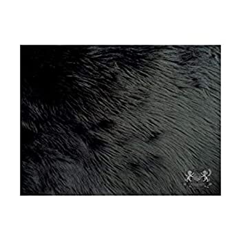【中古】【輸入品・未使用】Faux / Fake Long Pile Fur Shaggy BLACK Fabric / 1 YARD by FABRIC EMPIRE｜スカイマーケットプラス