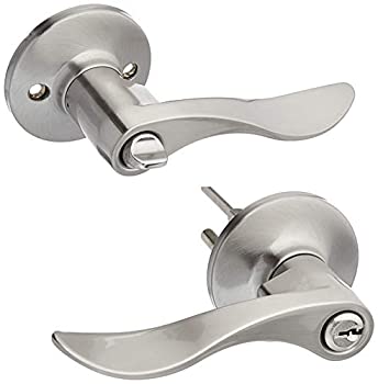 【中古】【輸入品・未使用】Kwikset SL5000 Layton ドアレバー サテンニッケル|スカイマーケットプラス