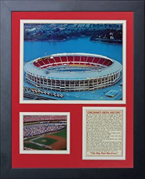 【中古】【輸入品・未使用】Legends Never Die %ﾀﾞﾌﾞﾙｸｫｰﾃ% Cincinnati Redsシナジーフィールドインチフレーム写真コラージュ、11?x 14インチ