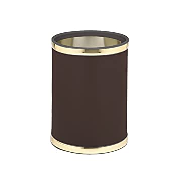 【中古】【輸入品・未使用】Kraftware Vinyls and Mylars Waste Basket、10.75インチ、ブラウン|スカイマーケットプラス