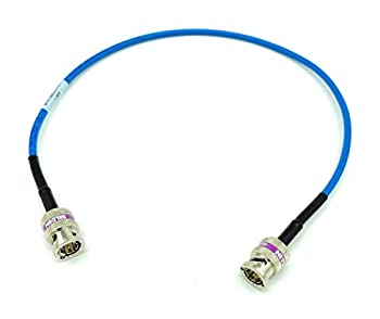 【中古】【輸入品・未使用】AV-Cables 12G 4K HD SDI BNC - BNC ケーブル Belden 4855R Mini RG59 (15フィート、ブルー)
