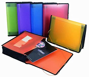 【中古】【輸入品・未使用】Filexec 50125-3429 拡張ファイル 1ポケット レターサイズ ゴム留め 詰め合わせ 6個パック