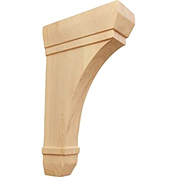 【中古】【輸入品・未使用】Ekena Millwork BKT02X06X10STRO 2 1/4-Inch W by 6-Inch D by 10-Inch H Stockport Bracket%ｶﾝﾏ% Red Oak by Ekena Millwork