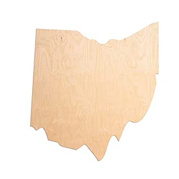 【中古】【輸入品・未使用】UNFINISHEDWOODCO 未仕上げ州木材切り抜き%ﾀﾞﾌﾞﾙｸｫｰﾃ%Ohio%ﾀﾞﾌﾞﾙｸｫｰﾃ%