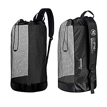 【中古】【輸入品・未使用】(Black) - XS Scuba Seaside Pro Mesh Bag