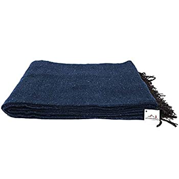 【中古】【インポート品・未当てはめる】ハンドメイドソリッドカラーヨガブランケット???- Thick Mexican BlanketまたはThrow???- Made for瑜伽。