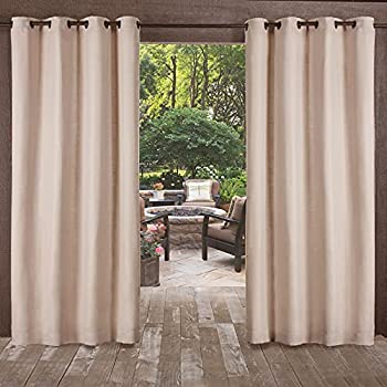 【中古】【インポート品・未当て嵌める】Exclusive Home Curtains EH8171-03 2-108G デラノ 朦々たる テクスチャード産業 屋内/室外 はと目 いの一番 覆い布 ダイアログボックス ありの実 54x108 トープ