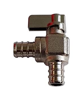【中古】【インポート品・未当て嵌める】10天下太平xfitting 1?/2?%ﾀﾞﾌﾞﾙｸｫｰﾃ% PEX Miniシャットオフ角度どんぶり鉢弁膜、フルポート、1?/4-turn、鉛無償性金管楽器
