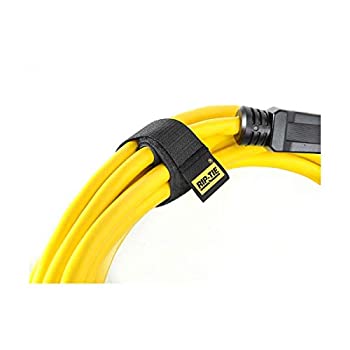 【中古】【輸入品・未使用】Rip-Tie 1x14 高耐久ケーブルラップ 10個パック ブラック