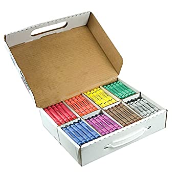 【中古】【輸入品・未使用】Prang クレヨンマスターパック Lサイズ 8色 200枚 (32341)