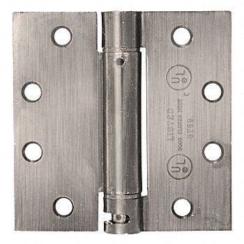 【中古】【インポート品・未当てはめる】CRL 4???1?/ 2?%ﾀﾞﾌﾞﾙｸｫｰﾃ% x 4???1?/ 2?%ﾀﾞﾌﾞﾙｸｫｰﾃ% Dull思わしいな四角四面ニッケルスプリングヒンジby CR Laurence