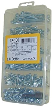 【中古】【輸入品・未使用】L.H. Dottie TK810 Self Drilling Screw Kit%カンマ% Hex Head%カンマ% Hex Head%カンマ% 8 by 1/2-Inch to 1-Inch Length%カンマ% 10 by 1/2-Inch to 1-Inch|スカイマーケットプラス
