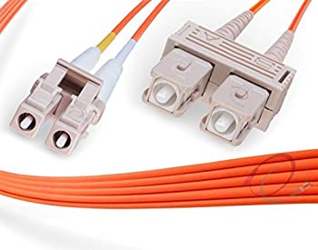 【中古】【輸入品・未使用】FiberCablesDirect - 40M OM2 LC SC ファイバーパッチケーブル | 1GB デュプレックス 50/125 LC - SC マルチモードジャンパー 40メートル (134フ
