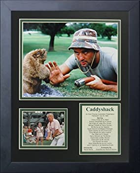 【中古】【輸入品・未使用】Legends Never Die%ｶﾝﾏ% Inc. Caddyshack 11インチ x 14インチ フレーム付きフォトコラージュ