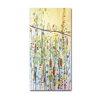 【中古】【輸入品・未使用】Sylvie Demers Toi Et Moi 壁掛け 12インチ x 24インチ キャンバスウォールアート