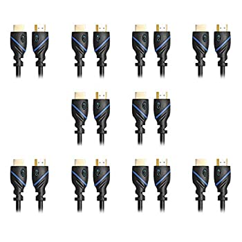 【中古】【インポート品・未当て嵌める】(シーアンドイー) C\u0026amp;E ハイスピードHDMI有線テレビ イーサネットと3Dとオーディオ引き返し相応う 最新判定基準 1.5フート CNE570143 10 Feet (10 P