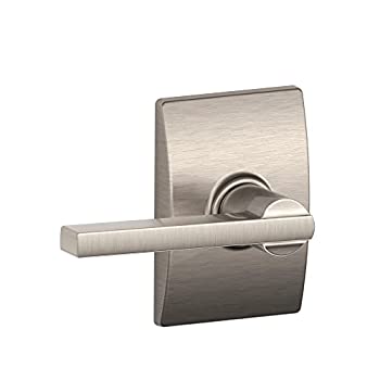 【中古】【輸入品・未使用】Schlage F10 LAT 619 CEN F10VLAT619CEN パッセージレバー サテンニッケル