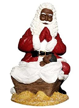 【中古】【輸入品・未使用】Santa Worships Jesus Figurine｜スカイマーケットプラス