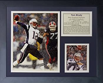 【中古】【輸入品・未使用】Legends Never Dieトムブレイディ雪Framed写真コラージュ、11?by 14インチ