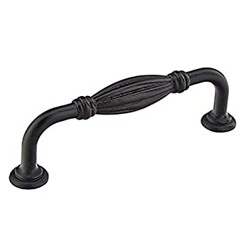 【中古】【輸入品・未使用】Emtek 86223?FB 10-inchセンターにセンターFluted固定Pull