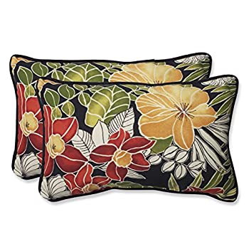【中古】【輸入品・未使用】Pillow Perfect アウトドア/屋内 Clemen Noir 腰枕 2個 (1個パック) ブラック