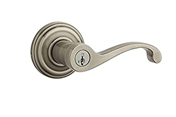【中古】【輸入品・未使用】Kwikset 97402-868 コモンウェルスエントリーレバー サテンニッケル