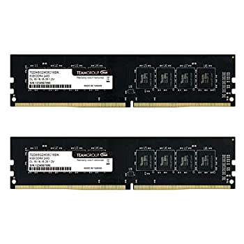 【中古】【輸入品・未使用】TeamGroup Elite 16?GB ( 2?x 8gb ) ddr4?2400?MHz DIMMデスクトップメモリ｜スカイマーケットプラス