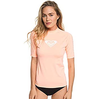 【中古】【輸入品・未使用】Roxy Women's Whole Hearted Short Sleeve Rashguard|スカイマーケットプラス