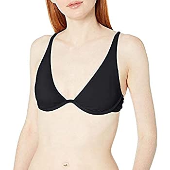 【中古】【インポート品・未当て嵌める】Roxy レディース 無地砂浜クラシックス アンダー針金 長っ細い取り組みとっ始め US 大きさ: X-Small 色つや: 黒いこと