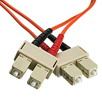 【中古】【輸入品・未使用】Fiber Optic Cable, SC/SC, Multimode, Duplex, 62.5/125, 10 meter (33 foot)