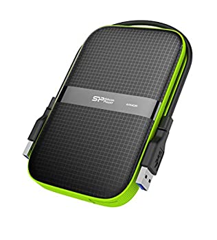【中古】【輸入品・未使用】シリコンパワー ポータブルHDD 1TB 2.5インチ USB3.0対応 IPX4 防水 耐衝撃 PS4 動作確認済 3年保証 SP010TBPHDA60S3K｜スカイマーケットプラス