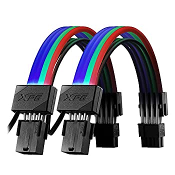 【中古】【輸入品・未使用】XPG PRIME ARGB EXTENSION CABLE - VGA 8pin電源延長ケーブル [ アドレッサブルRGB LED 12灯搭載 ] ARGBEXCABLE-VGA-BKCWW｜スカイマーケットプラス
