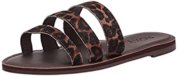 【中古】【輸入品・未使用】Roxy Women's WYLD Rose Slip On Slide Sandal, DK Chocolate/Leopard, 7 18,533円