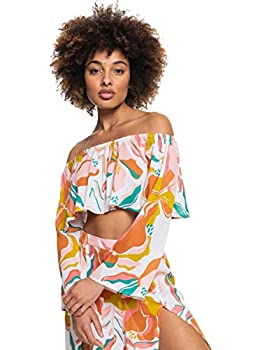 【中古】【輸入品・未使用】Roxy Young レディース Your Worth Top, ブライトホワイトパラディ, Medium